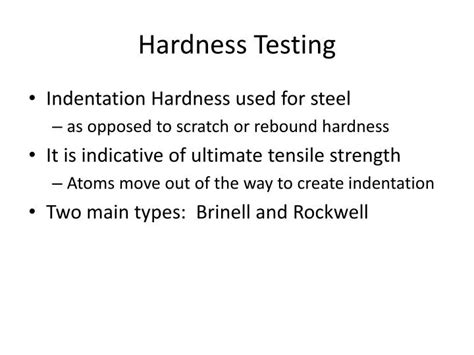 hardness test ppt|hardness testing powerpoint.